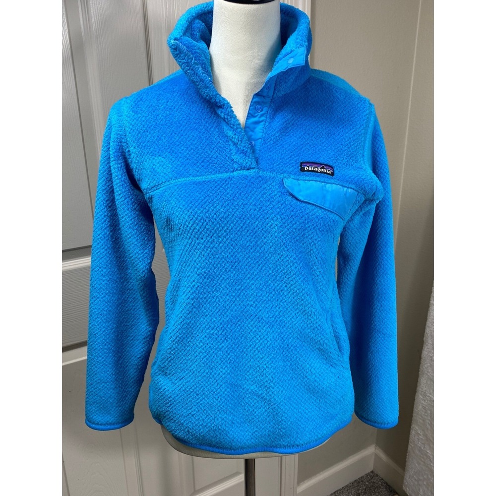 Patagonia‎ Women's Better Sweater Pullover Fleece Top Turquoise Blue Women's S